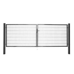 Dubbele Poort Roma/Milano Antraciet 2x 100x200 Cm