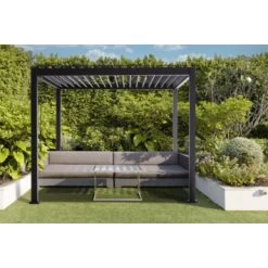 Pergola Basic Zwart 3x3m -Tuin Decor Verkoop 123 275