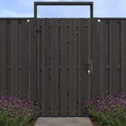 Poortpakket Antraciet Op Metalen Frame 16 Poortpakket Antraciet Op Metalen Frame -Tuin Decor Verkoop 123 2758