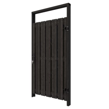 Poortpakket Antraciet Op Metalen Frame 9 Poortpakket Antraciet Op Metalen Frame - Afbeelding 7