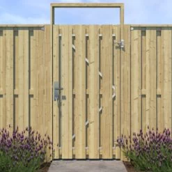 Poortpakket Grenen Hout Op Metalen Frame -Tuin Decor Verkoop 123 2770