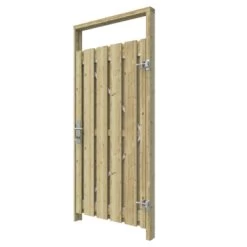 Poortpakket Grenen Hout Op Metalen Frame -Tuin Decor Verkoop 123 2771