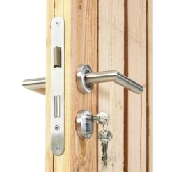 Poort Voor Houtbetonschutting Douglas Rechtsdraaiend 100cm Breed -Tuin Decor Verkoop 123 2804