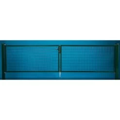 Dubbele Poort Napoli Ral 9005 Zwart 150x400 Cm -Tuin Decor Verkoop 123 2808