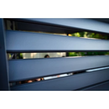 Zijwand Louvre Voor Pergola Classic & Deluxe Zwart 360 Series 8 Zijwand Louvre Voor Pergola Classic & Deluxe Zwart 360 Series - Afbeelding 6