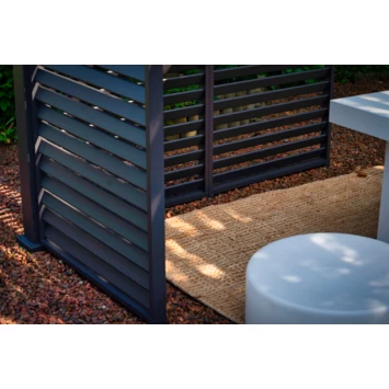 Zijwand Louvre Voor Pergola Classic & Deluxe Zwart 360 Series 9 Zijwand Louvre Voor Pergola Classic & Deluxe Zwart 360 Series - Afbeelding 7