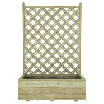 Bloembak Met Dubbele Trellis 90x40 Cm 4 Bloembak Met Dubbele Trellis 90x40 Cm - Afbeelding 2