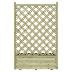 Bloembak Met Dubbele Trellis 90x40 Cm 15 Bloembak Met Dubbele Trellis 90x40 Cm -Tuin Decor Verkoop 123 385