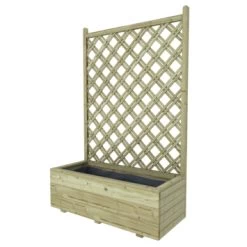 Bloembak Met Dubbele Trellis 90x40 Cm 18 Bloembak Met Dubbele Trellis 90x40 Cm -Tuin Decor Verkoop 123 388
