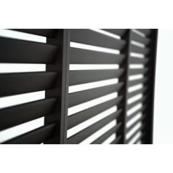 Zijwand Louvre Voor Pergola Classic & Deluxe Zwart 400 Series -Tuin Decor Verkoop 123 417