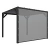 Pergola Silvano Zwart Inclusief Zijdoek
