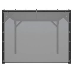 Pergola Silvano Zwart Inclusief Zijdoek -Tuin Decor Verkoop 123 455