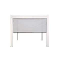 Zijwand Voor Pergola Classic & Deluxe Wit 300 Series -Tuin Decor Verkoop 123 486