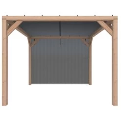 Pergola Silvano Douglas Incl. Schaduwdoek & Zijdoek 324x324 Cm 17 Pergola Silvano Douglas Incl. Schaduwdoek & Zijdoek 324x324 Cm -Tuin Decor Verkoop 123 54