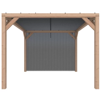 Pergola Silvano Douglas Incl. Schaduwdoek & Zijdoek 324x324 Cm 7 Pergola Silvano Douglas Incl. Schaduwdoek & Zijdoek 324x324 Cm - Afbeelding 5