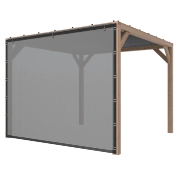 Pergola Silvano Douglas Incl. Schaduwdoek & Zijdoek 324x324 Cm 10 Pergola Silvano Douglas Incl. Schaduwdoek & Zijdoek 324x324 Cm - Afbeelding 8