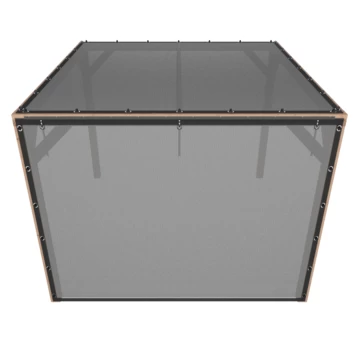 Pergola Silvano Douglas Incl. Schaduwdoek & Zijdoek 324x324 Cm 11 Pergola Silvano Douglas Incl. Schaduwdoek & Zijdoek 324x324 Cm - Afbeelding 9