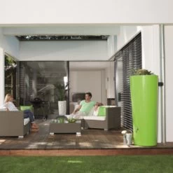 Garantia Regenton Met Plantenbak Appelgroen 350 Liter -Tuin Decor Verkoop 123 640