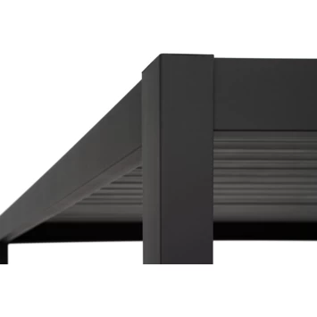 Pergola Deluxe Zwart 3x3,6m 6 Pergola Deluxe Zwart 3x3,6m - Afbeelding 4