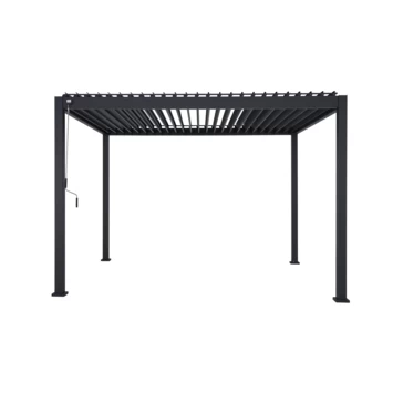 Pergola Deluxe Zwart 3x3,6m 8 Pergola Deluxe Zwart 3x3,6m - Afbeelding 6