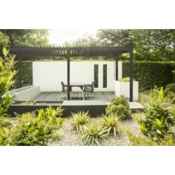 Pergola Deluxe Zwart 3,6x7,2m -Tuin Decor Verkoop 123 736