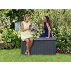 Keter Kussenbox Borneo Rattan -Tuin Decor Verkoop 123 758