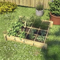 Moestuinbak Vierkant Ca. 120x120 Cm -Tuin Decor Verkoop 123 783