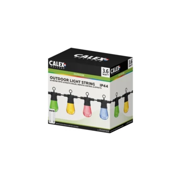 CALEX LED Lichtsnoer 10-lichts RGB, 10 Meter 4 CALEX LED Lichtsnoer 10-lichts RGB, 10 Meter - Afbeelding 2