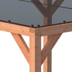 Pergola Silvano Douglas Met Schaduwdoek 324x324 Cm -Tuin Decor Verkoop 123 823