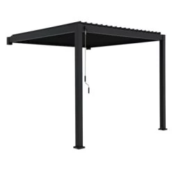 Pergola Classic Zwart 3x4 - 2 Palen 8 Pergola Classic Zwart 3x4 - 2 Palen -Tuin Decor Verkoop 123 841