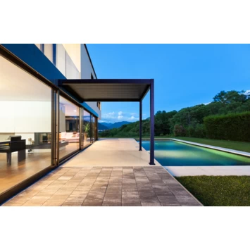 Pergola Classic Zwart 3x4 - 2 Palen 7 Pergola Classic Zwart 3x4 - 2 Palen - Afbeelding 5