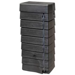 Muurtank Regenton 276 Liter Zwart