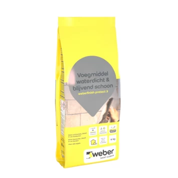Weber Finish Protect 3 Voegmiddel Wit 4kg 3 Weber Finish Protect 3 Voegmiddel Wit 4kg