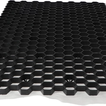 Grindrooster Zwart Kunststof Met Worteldoek 120x79 Cm 3 Grindrooster Zwart Kunststof Met Worteldoek 120x79 Cm