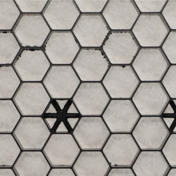 Grindrooster Zwart Kunststof Met Worteldoek 120x79 Cm 4 Grindrooster Zwart Kunststof Met Worteldoek 120x79 Cm - Afbeelding 2